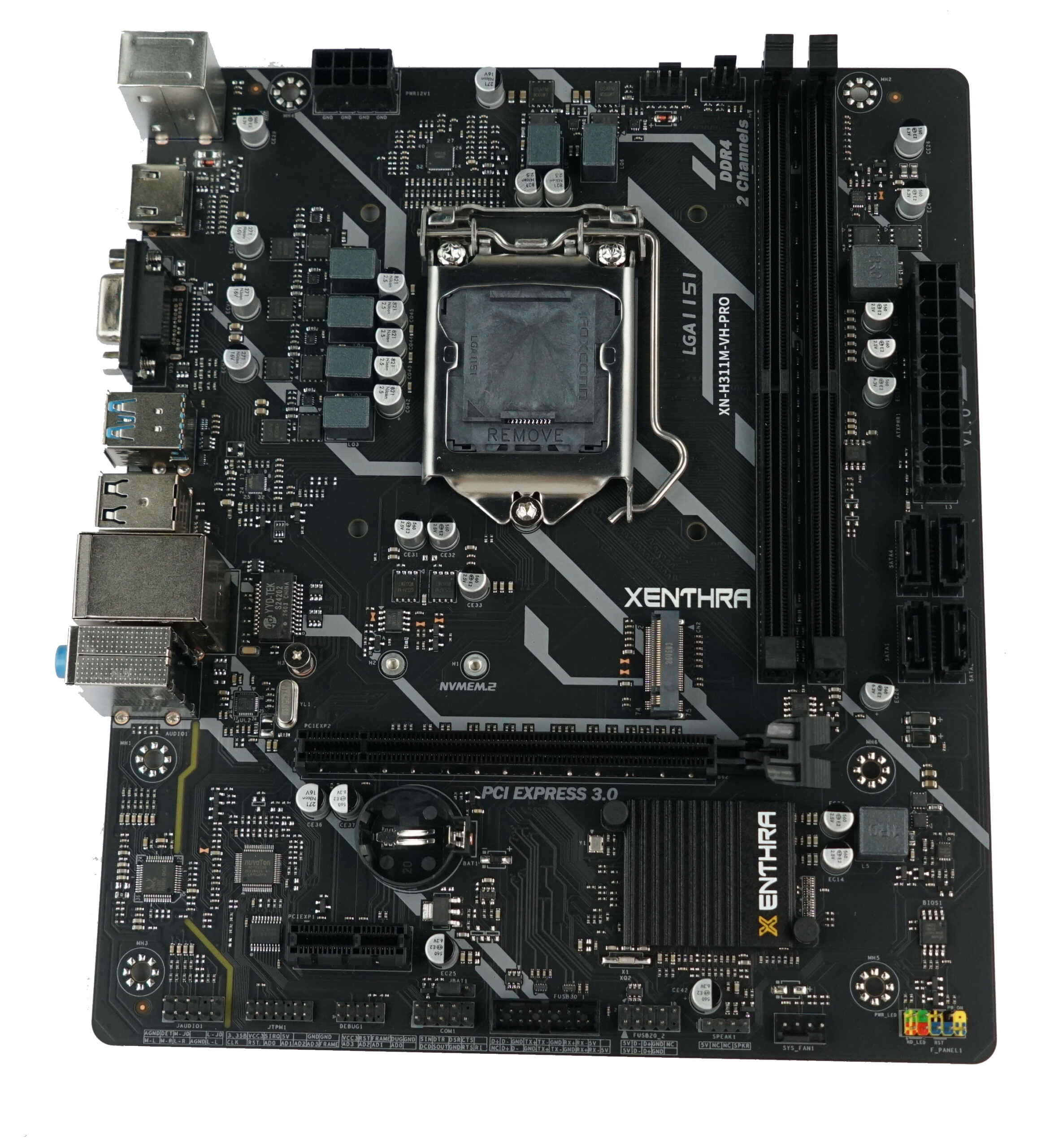 XENTHRA XN-H311M-VH-PRO Intel 6th/7th/8th/9th Gen High-Performance Mirco-ATX Motherboard - Image 2